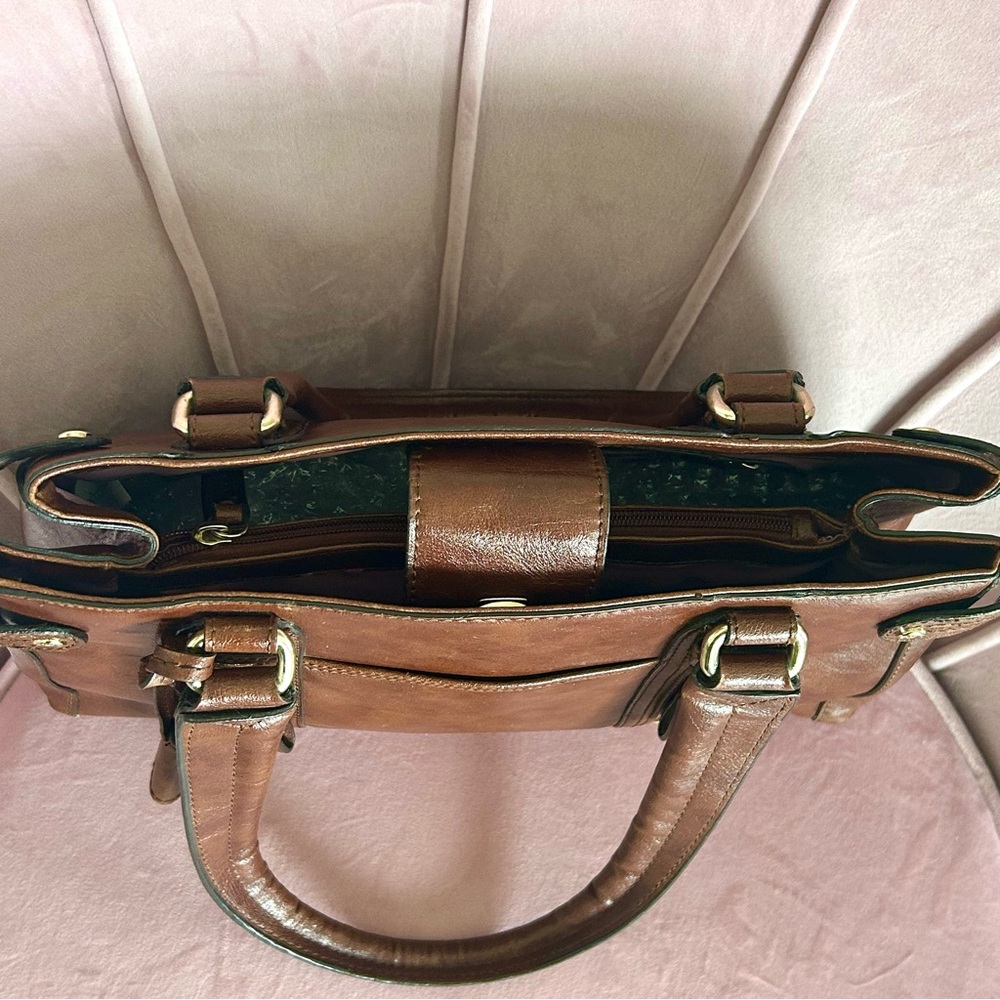 Liz Claiborne Vintage gorgeous leather tote bag - Picture 10 of 16